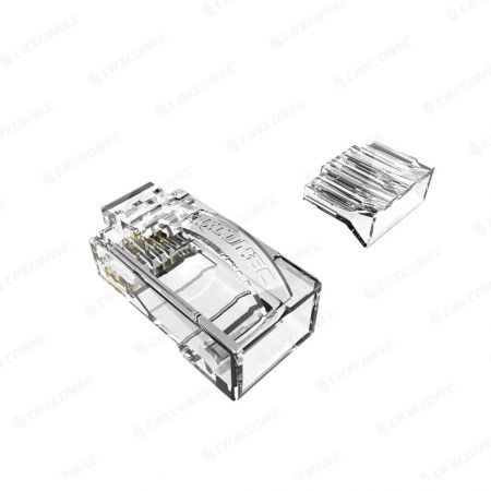 Cat.6 UTP Arc Latch RJ45 Modular Plug With Insert 6 Up  2 Down RJ45 Connector